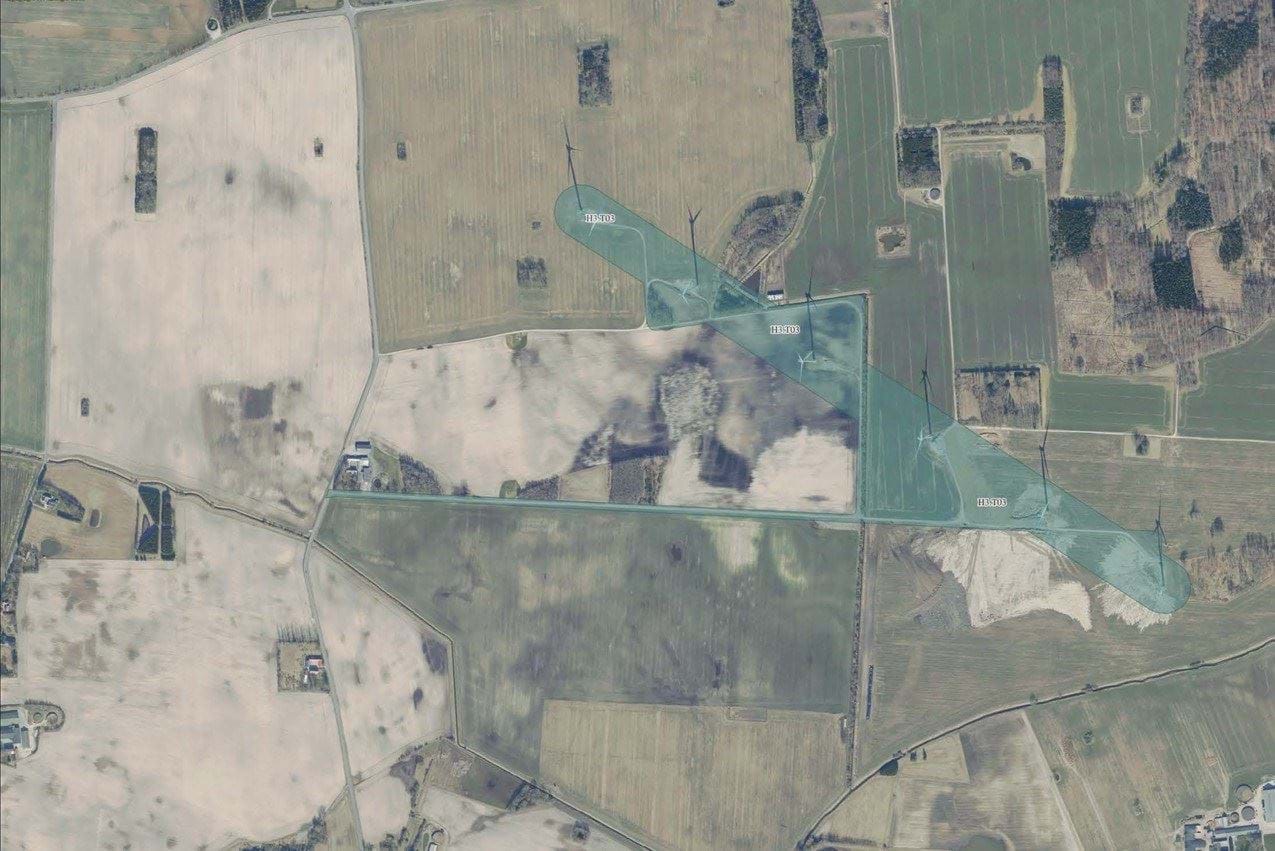 Figur 1 – Oversigt, rammeområde H3.T03 inden udvidelsen